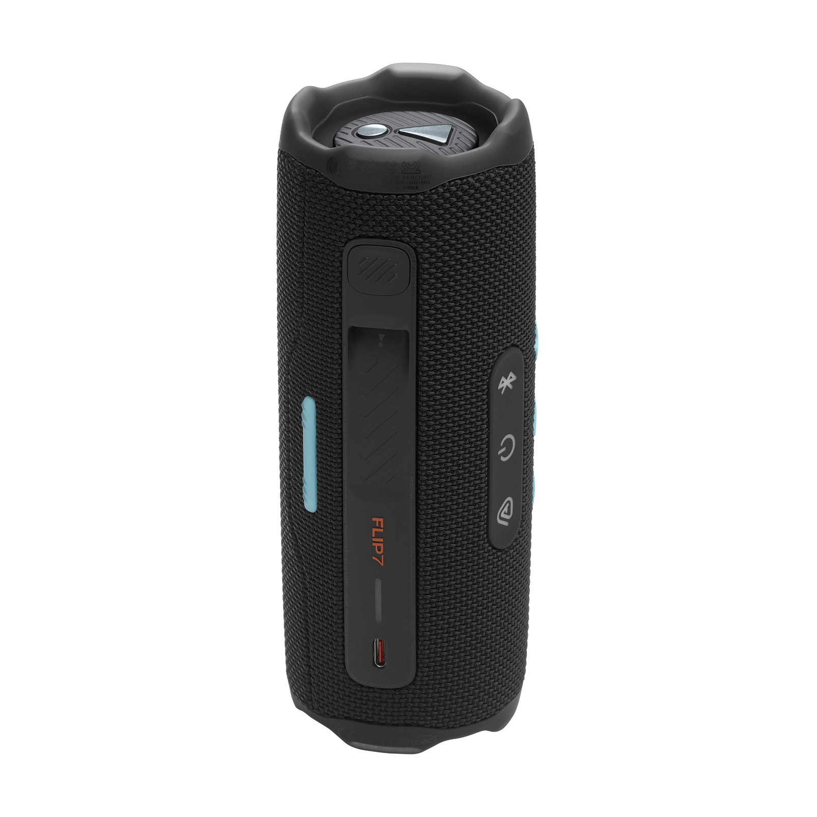 Bocina portátil jbl flip 7 negro funky resistente al agua y al polvo
